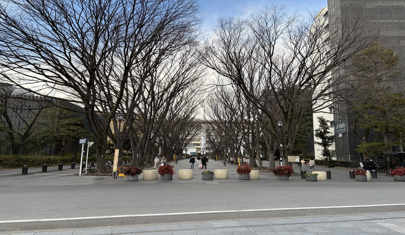 馬事公苑正門前のけやき広場